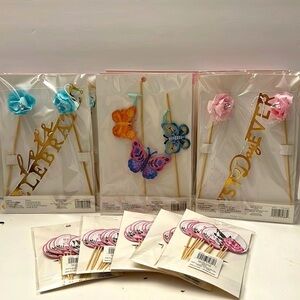Cake and Cupcake Toppers from Celebrate it Birthday Wedding Baby Shower